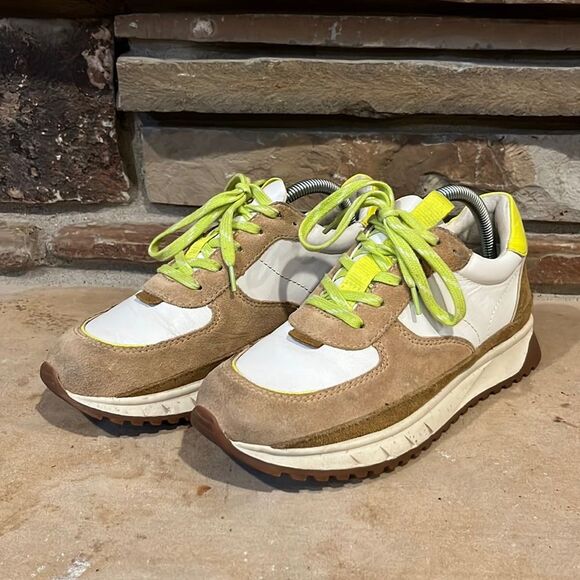 Madewell Kickoff Trainer Sneakers Leather and Suede - Picture 1 of 9